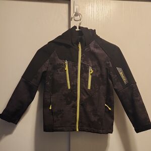 Snozu Kids Black and Yellow Raincoat